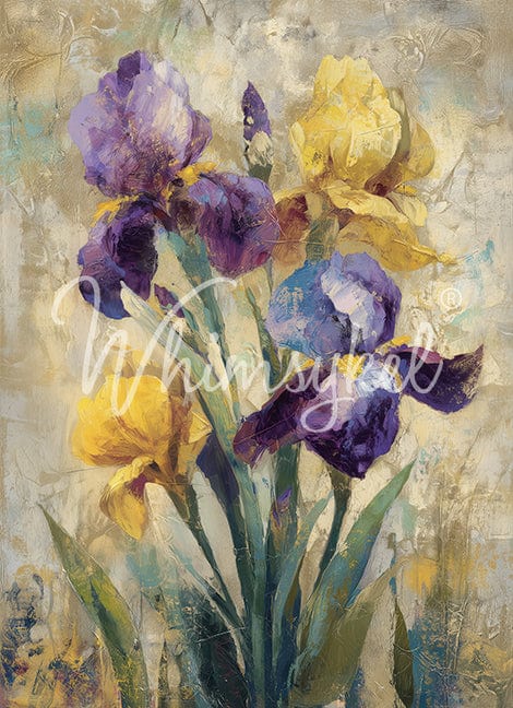 Whimsykel Designs : Decoupage Paper : When Spring Fades (14X20 & 21x29")