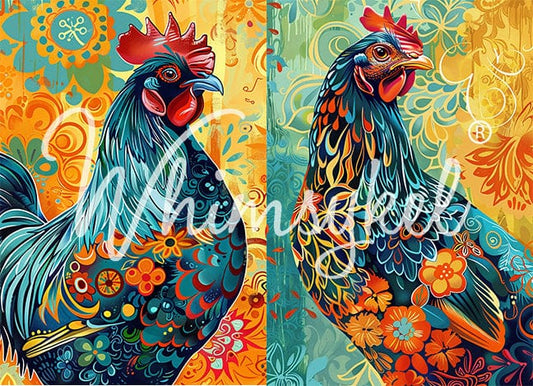 Whimsykel Whimsical Rooster 29x21