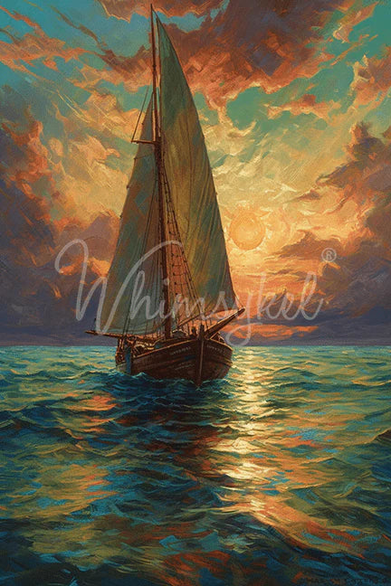 Whimsykel Nautical Serenity 21x29"