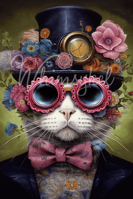 Whimsykel Designs : Decoupage Paper : Dapper Dan (14x20 & 21x29")