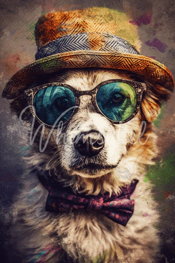 Whimsykel Designs : Decoupage Paper : Dogee 21x29