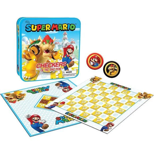 Super Mario Checkers & Tic Tac Toe (Different Characters)