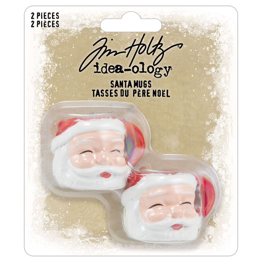 Tim Holtz Idea-ology - Santa Mugs
