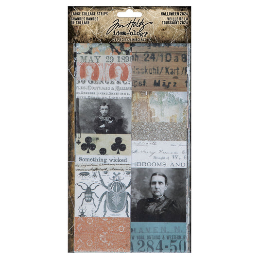 Tim Holtz Idea-Ology Large Collage Strip Halloween
