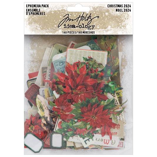 Tim Holtz Idea-ology Ephemera Pack Christmas 2024