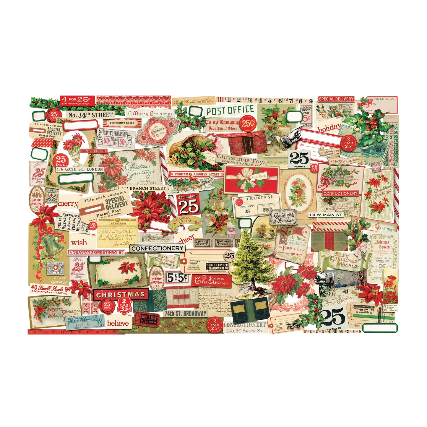 Tim Holtz Idea-ology Ephemera Pack Christmas 2024