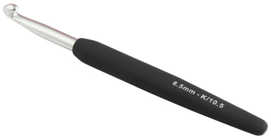 KNITPRO Crochet 6.50mm Soft Feel Handle Silver (K)
