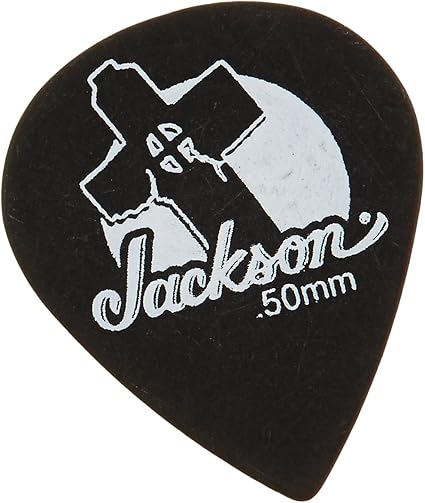 Jackson 551 cross picks black thin .50mm 298-7551-700
