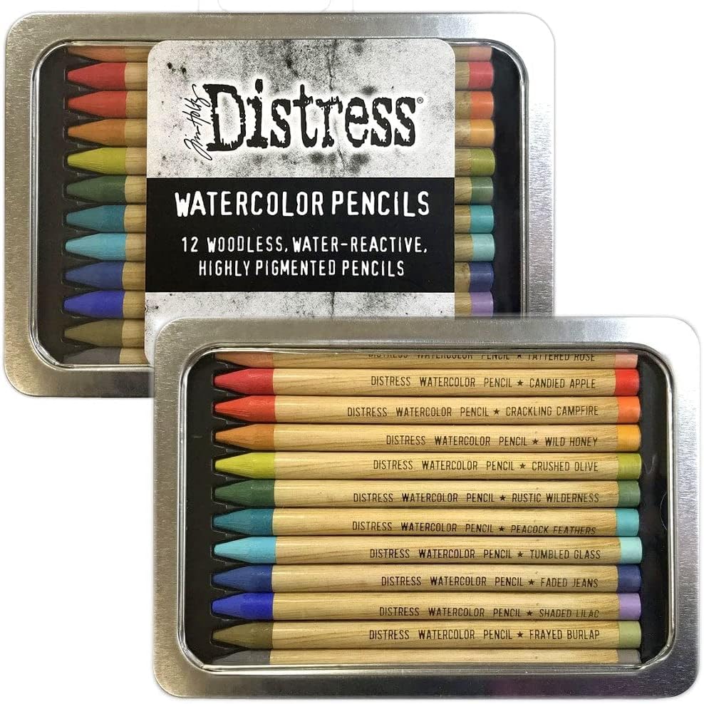 Distress Watercolour Pencils Kits