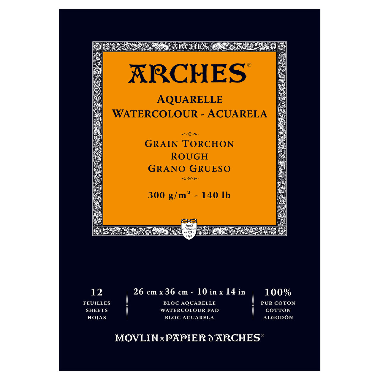 Arches Water Colour Paper Pad 10x14"