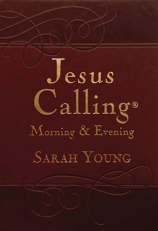 Jesus Calling Morning and Evening w/ Scripture References Daily Devotional