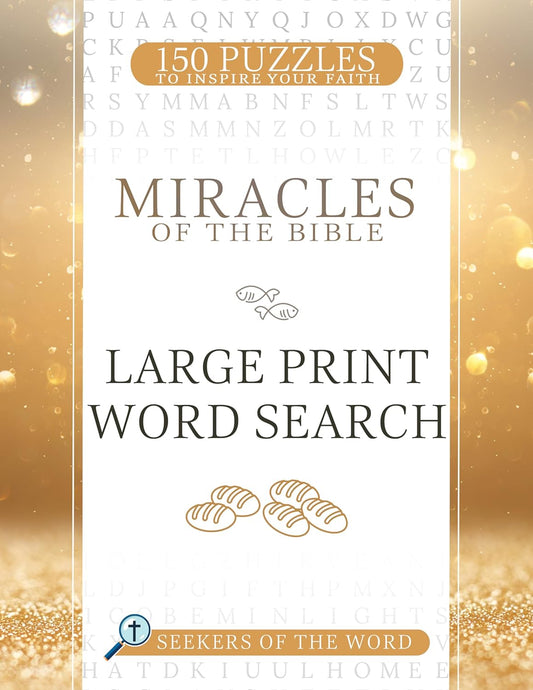 Miracles of the Bible Large Print Word Search