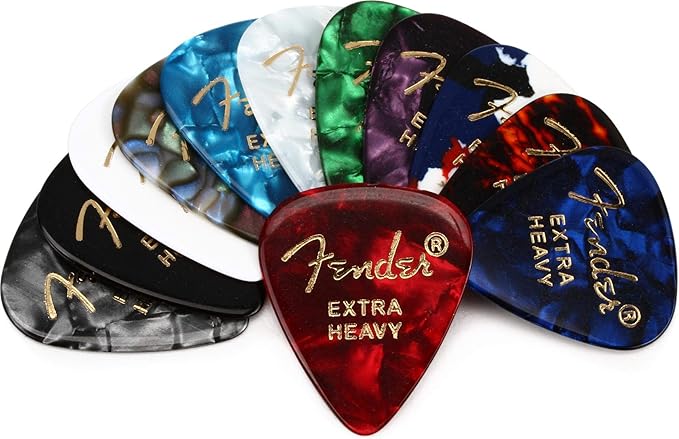 FENDER CELLULOID MEDLEY EXTRA HEAVY 12 PIKS