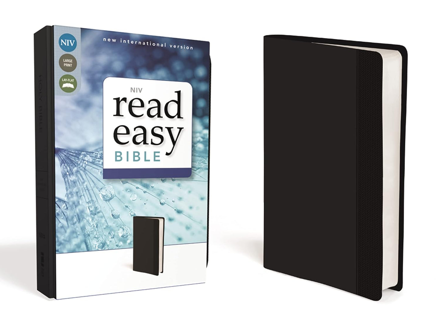 NIV ReadEasy Bible w/ Red Letter & Large Print Leathersoft Black