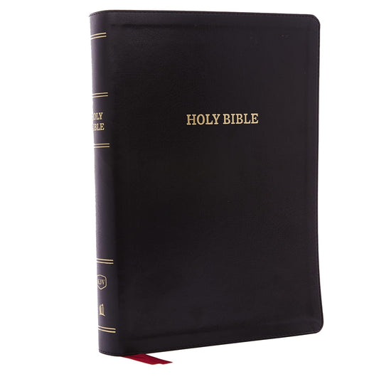 KJV SUPER GIANT PRINT BIBLE BLACK LEATHERSOFT