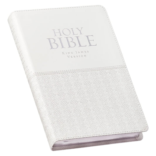 KJV The Holy Bible Deluxe Gift Bible - White