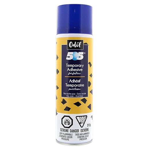 Odif 505 Spray - Temporary Fabric Adhesive, 500ML