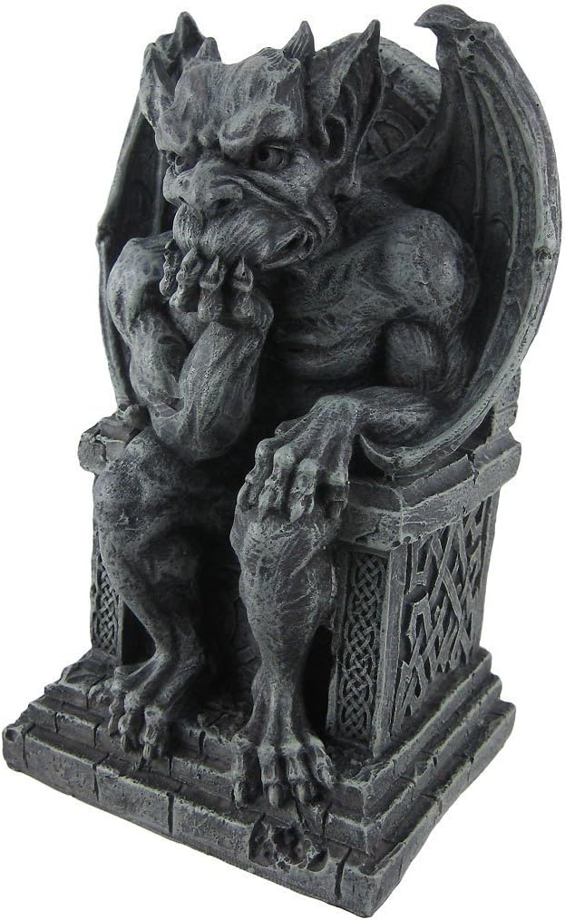 The Thinker Medieval Gargoyle Statue