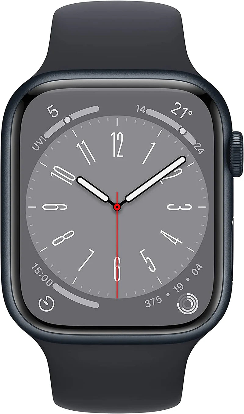 Apple Watches Series 8 41mm Midnight Aluminium Case w/ Midnight Sport Band