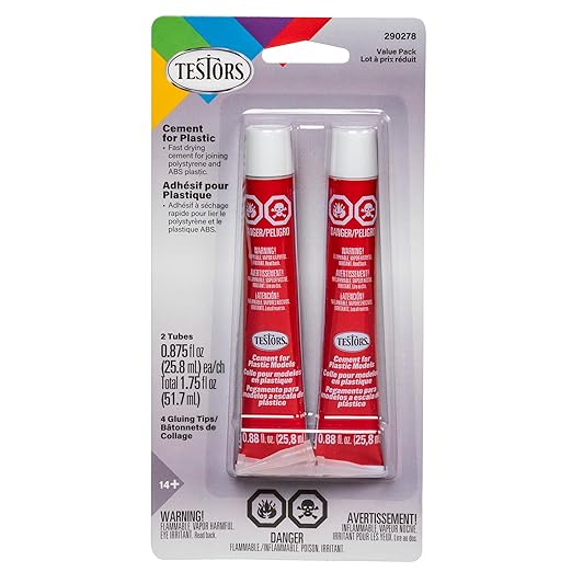 Testors Cement For Plastic Value Pack