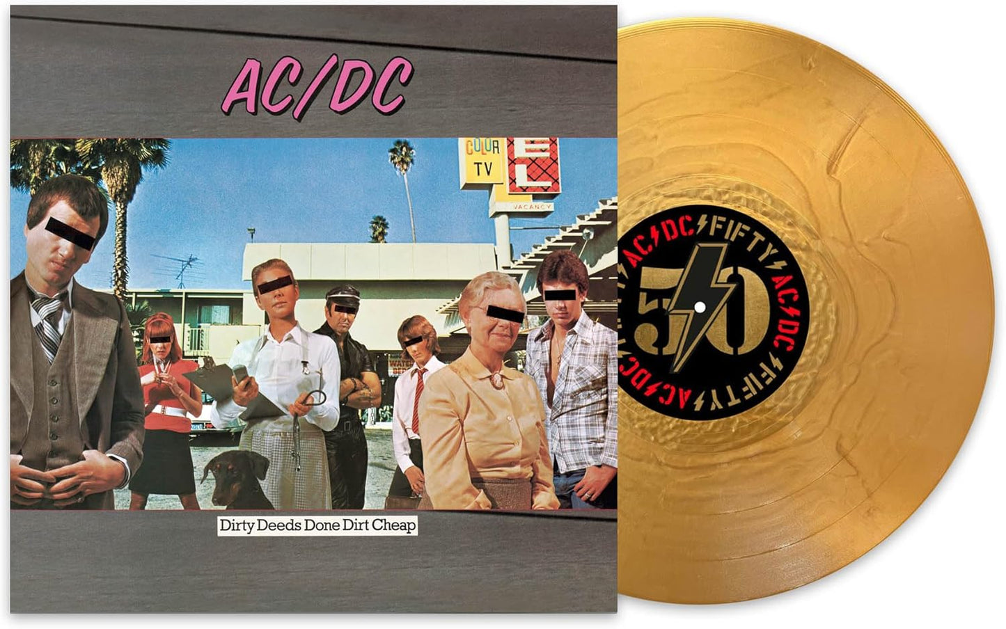Dirty Dees Done Dirt Cheap (50th Anniversary Gold Colour Vinyl) - ACDC