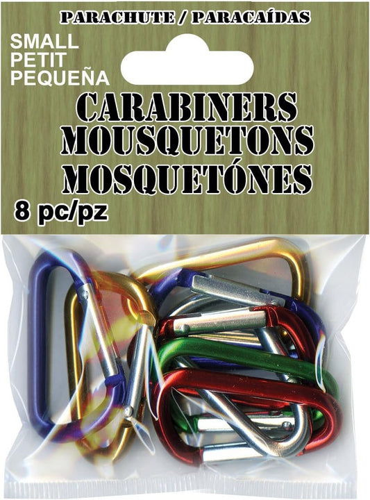 Pepperell Paracord Carabiners Small 8pcs