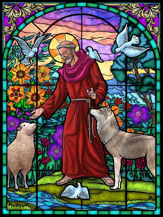 Vermont Christmas Company St. Francis of Assisi Jigsaw Puzzle 550 Piece