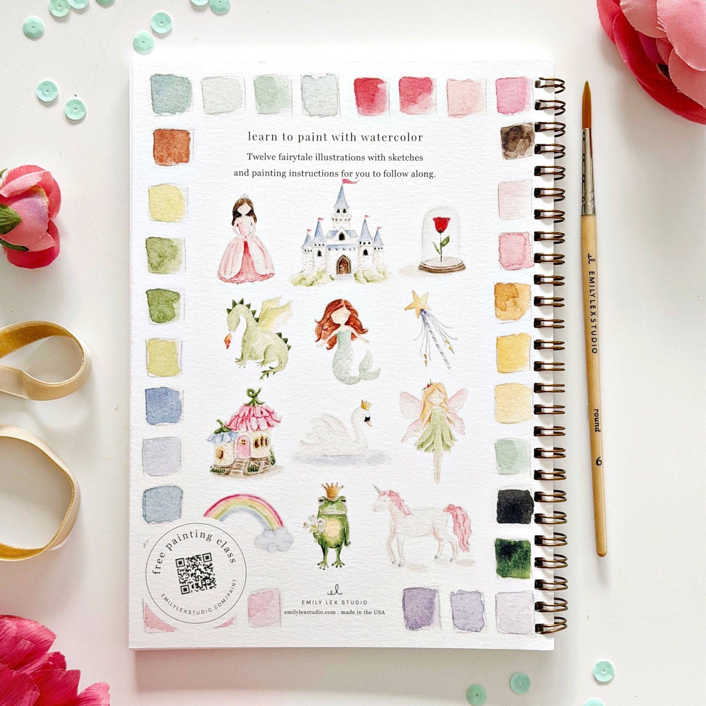 Emily Lex Studio - Watercolor Workbook Fairytale