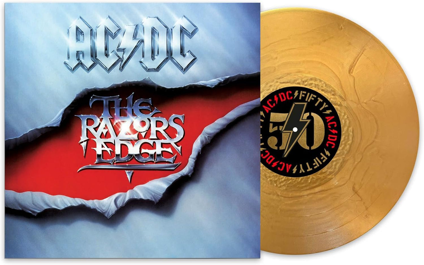 The Razor Edge ( 50th Anniversary Gold Colour Vinyl) - ACDC