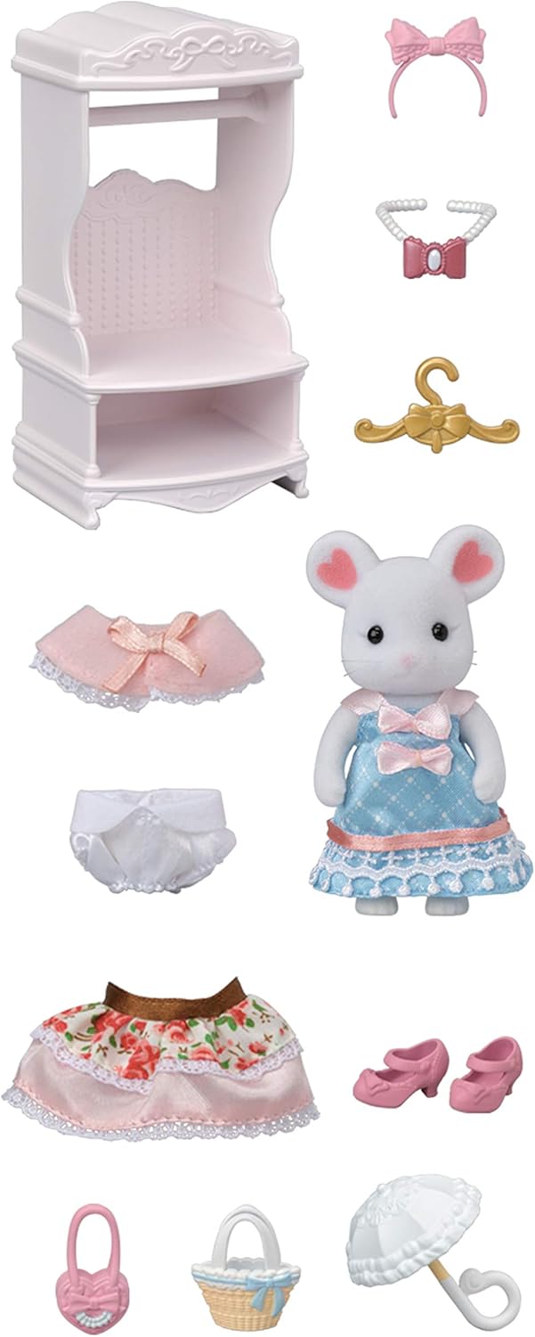 Calico Critters Sugar Sweet Collection Fashion Play Set
