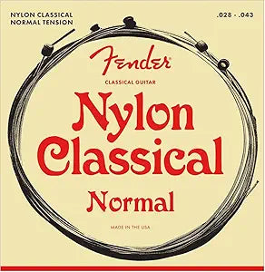fender nylon ball end folk guitar strings med