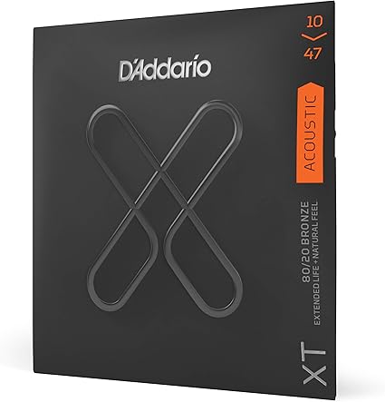 D'ADDARIO XT 10/47 80/20 BRONZE ACOUSTIC STRINGS