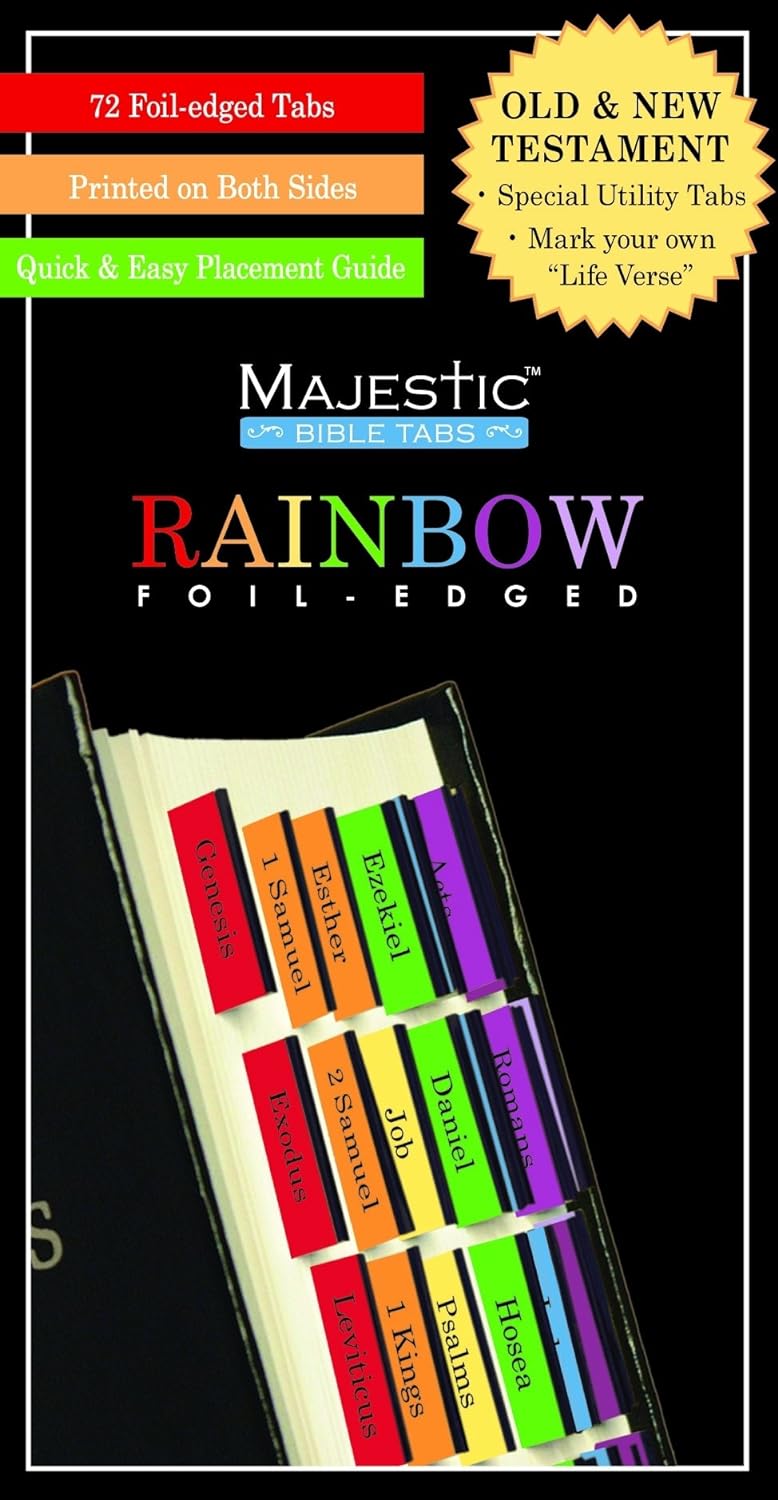 Rainbow Bible Tabs