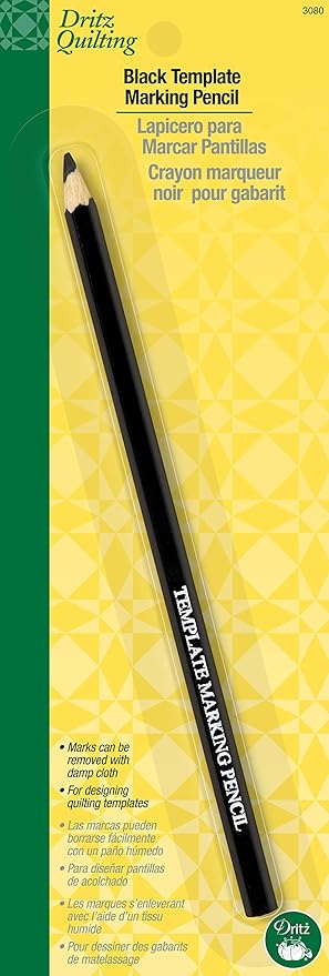 Dritz Quilting Template Marking Pencil Black