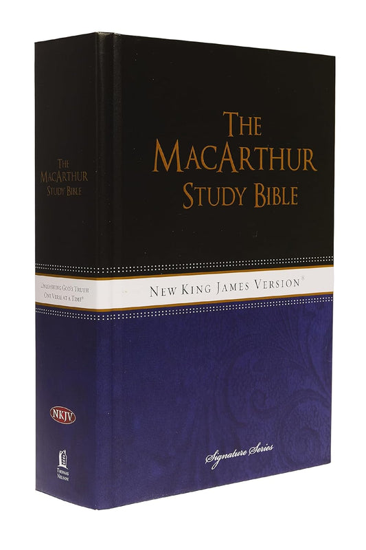 NKJV The MacArthur Study Bible, Large Print, Hardcover