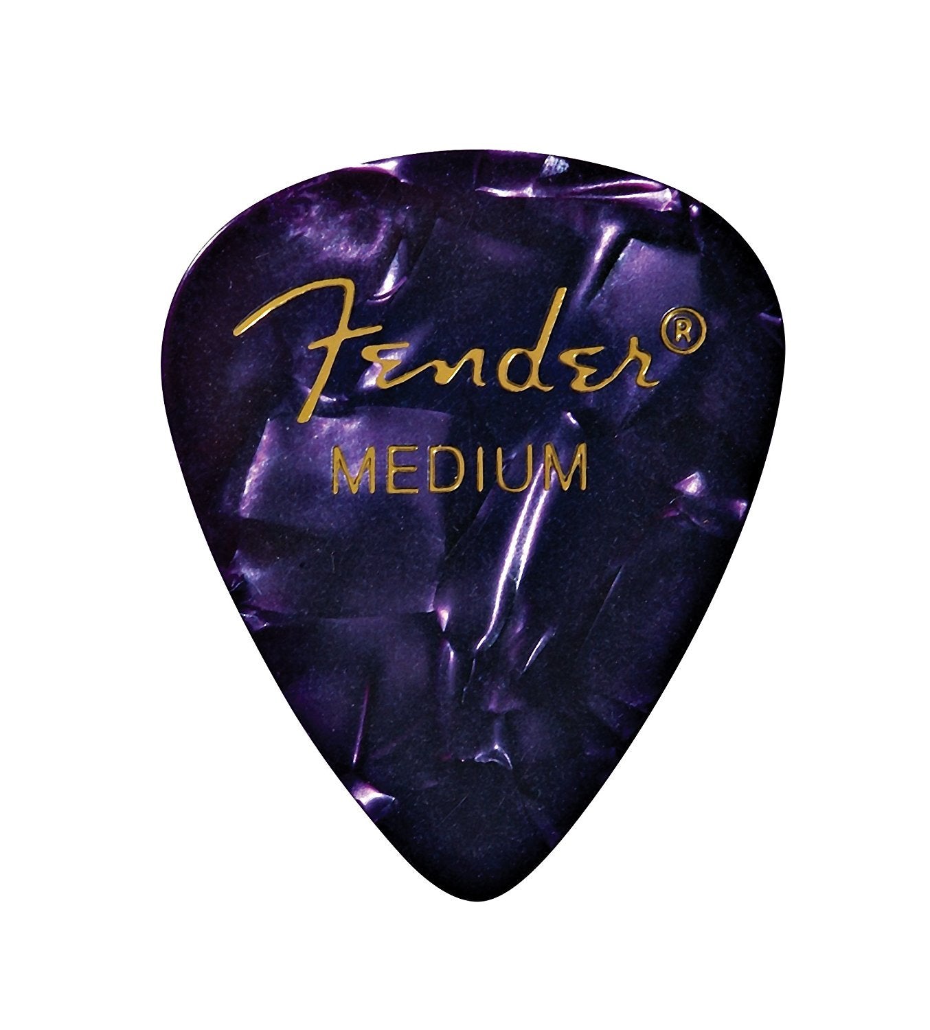 Fender 144picks medium premium celluloid picks 351 shape purple moto