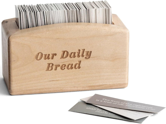 Our Daily Bread Wood Promise Box - 240 Promises from the Word of God