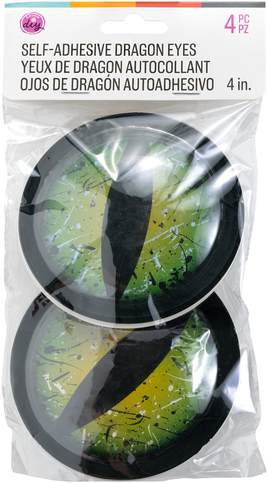 CousinDIY Dragon Adhesive Wiggle Eyes 4pc