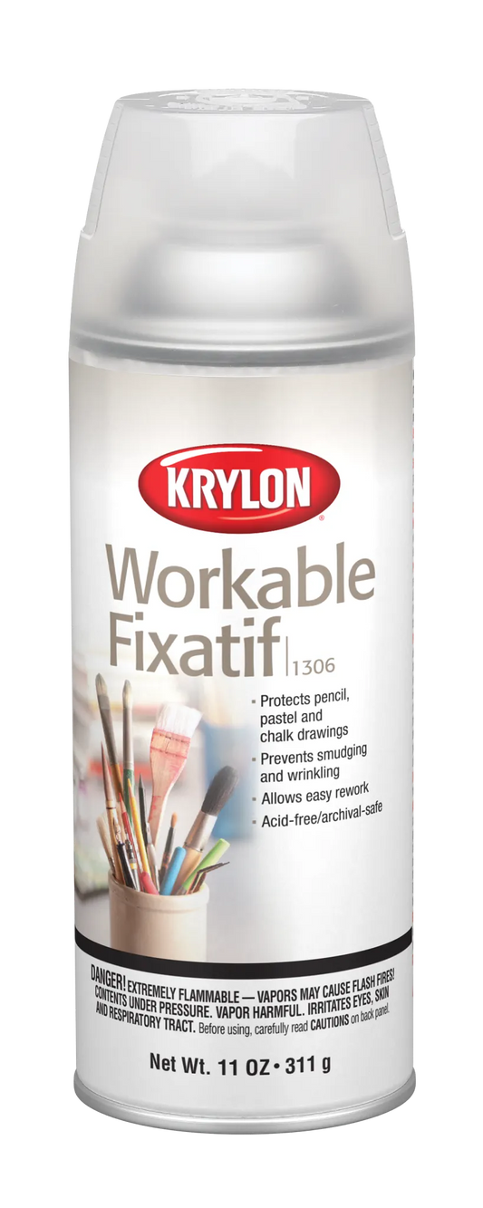 Krylon Workable Fixatif Aerosol Spray 11 oz