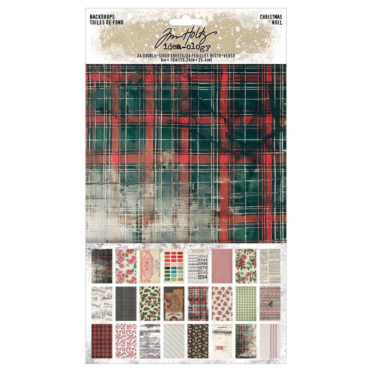 Tim Holtz Idea-ology - Christmas Backdrops