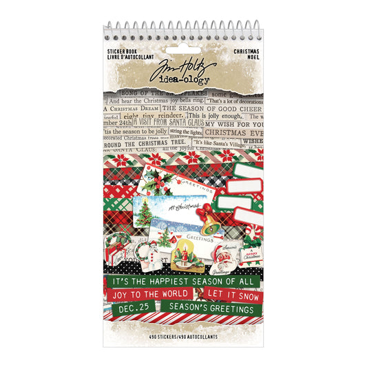 Tim Holtz Idea-ology - Sticker Book Christmas