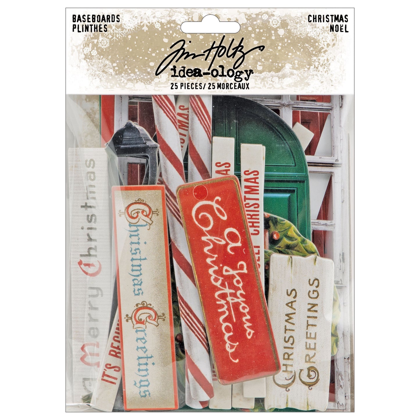 Tim Holtz Idea-ology - Baseboard Frames Christmas