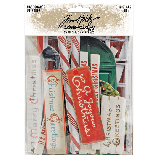 Tim Holtz Idea-ology - Baseboard Frames Christmas