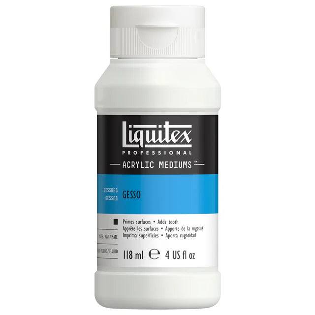 Liquitex Acrylic Mediums - Gesso 4 fl oz