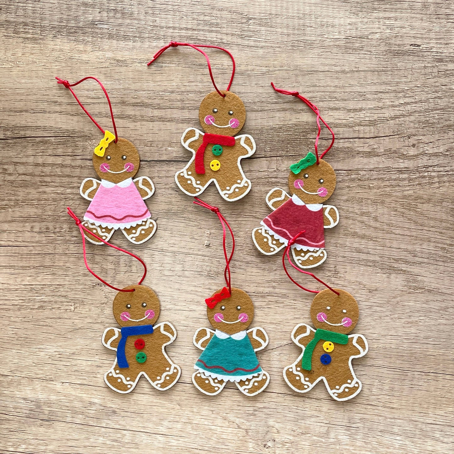 Jewelry Made by Me - DIY Felt Gingerbread Ornament Kit