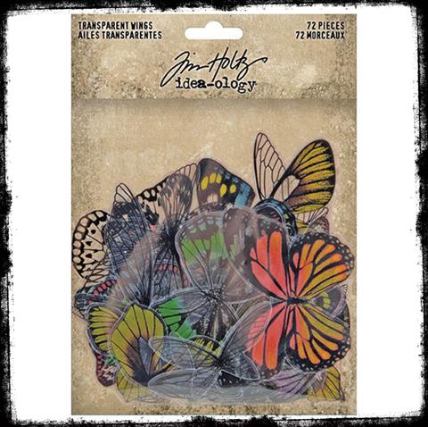 Tim Holtz Transparent Wings 72 piece