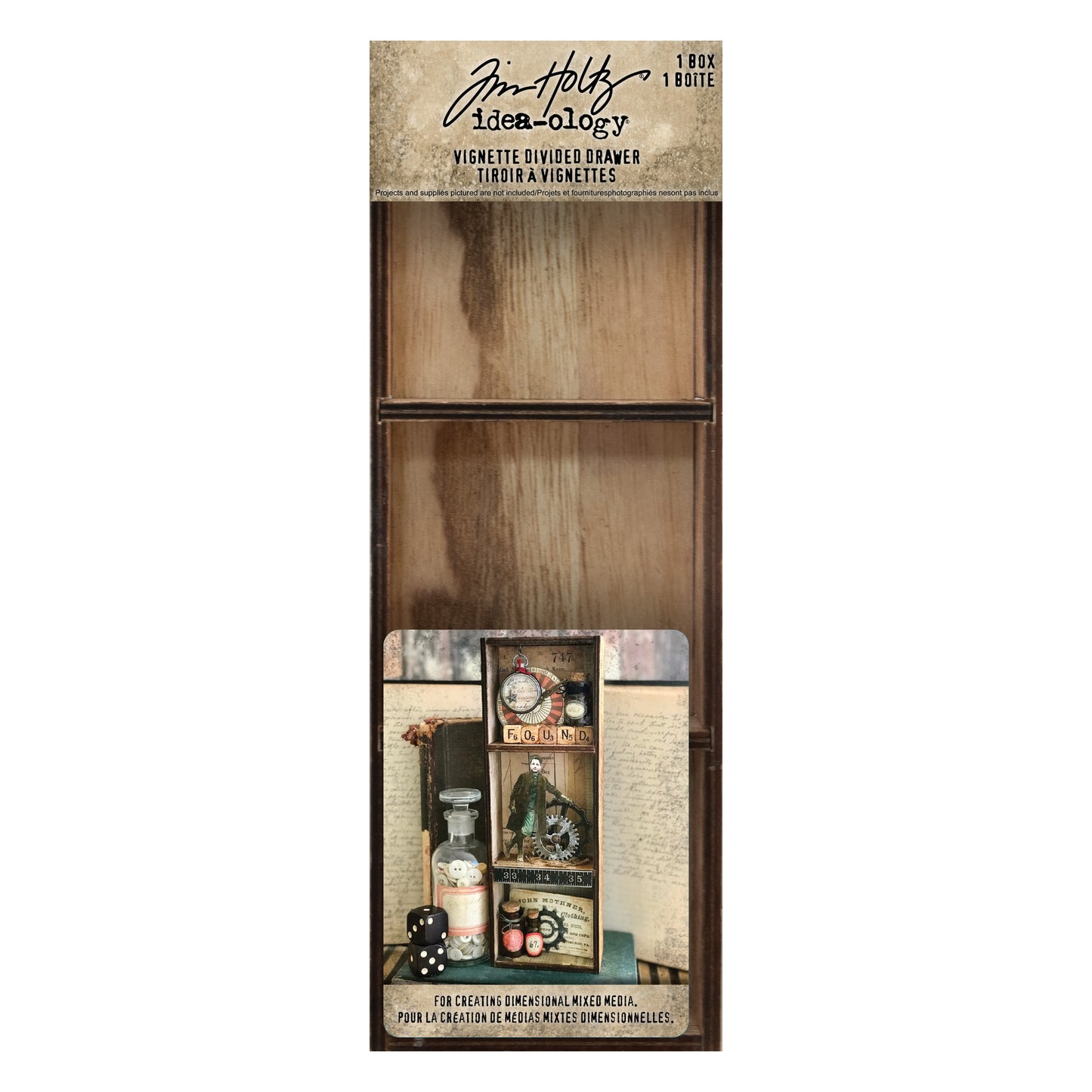Vignette Divided Drawer Tim HOltz