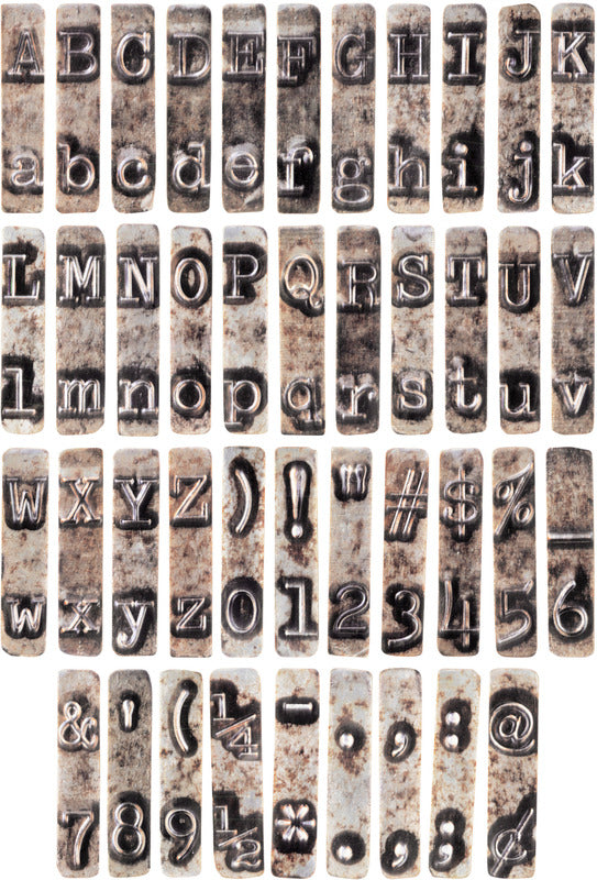 Tim Holtz Type Chips