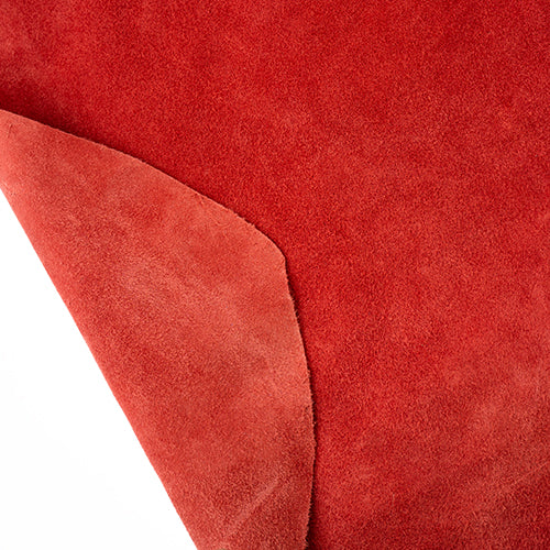 Cow Leather - Red, Aprox. 15-22 sqft