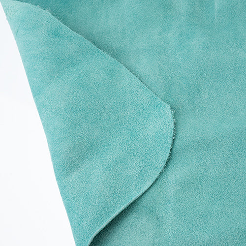Cow Leather - Turquoise, Aprox. 15-22 sqft